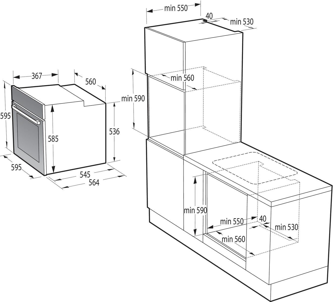 Комплект Gorenje BOS6737E13BGOT духова шафа + ECT643BSCOT - Зображення 7