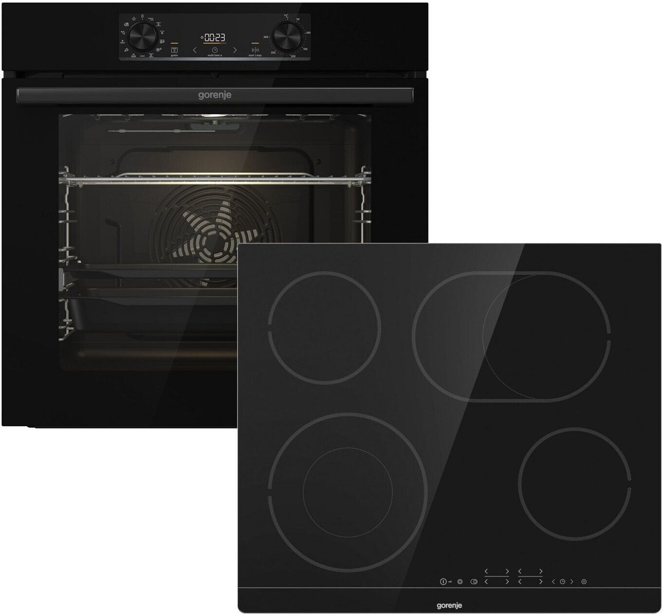 Комплект Gorenje BOS6737E13BGOT духова шафа + ECT643BSCOT - Зображення 2