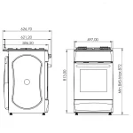 Газова плита G4F5600W Grunhelm - Зображення 7
